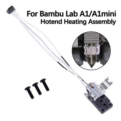 Hotend-Heizmodul Komplettset für Bambu Lab A1 / A1 Mini 3D-Drucker 