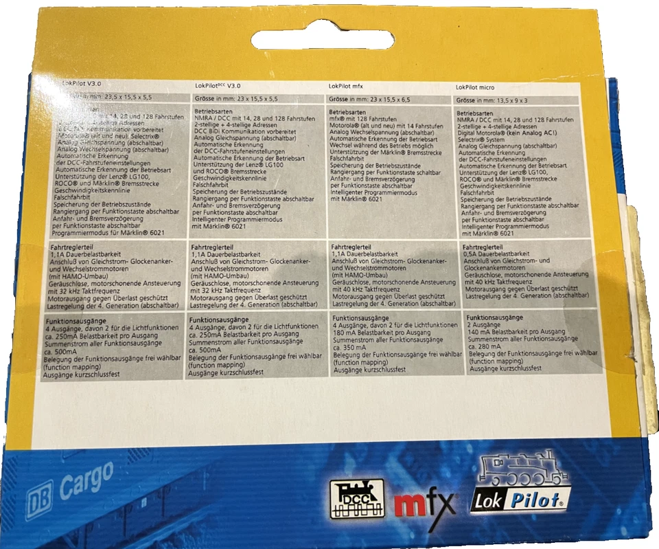 Ein LokPilot V3.0 DCC Decoder, gebraucht mit Originalverpackung und Beschreibung - Bild 2 von 3