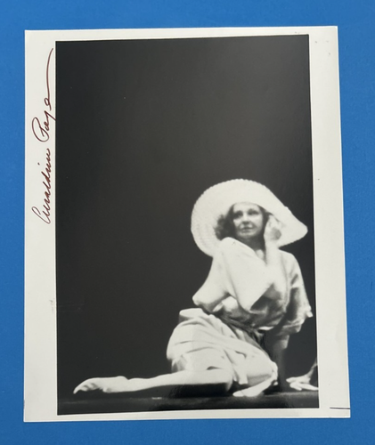 GERALDINE PAGE SIGNED AUTOGRAPHED PHOTO HONDO POPE OF GREENWICH VILLAGE OSCAR