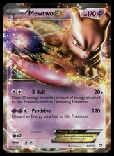 Mewtwo EX 54/113 Holo Ultra Rare Legendary Treasures Pokemon Heavily Played