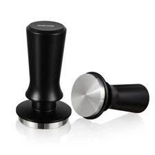 51mm Espresso Hand Tamper, MATOW Dual Anodized Aluminum Handle 51mm Flat Base