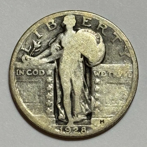 1928 Standing Liberty Quarter 25¢ (90% Silver)