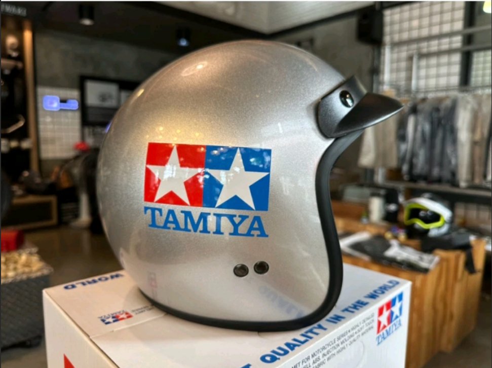 44 タミヤ TM-2 バーチカルマニホールド 当時物 未開封品 Retro 3/4 H2C 10th Anniversary Limited Edition Motorcycle Helmet