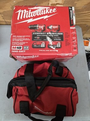 Milwaukee 3692-22CT 18V Compact Brushless Drill Driver Kit