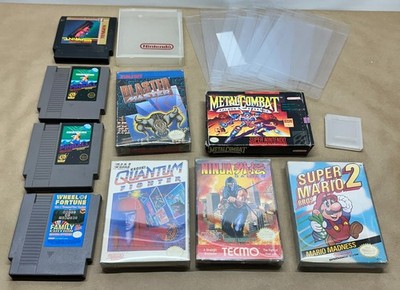 Vintage SNES NES Games - Some With Original Boxes CIB Box Super Mario Bros 2 ++