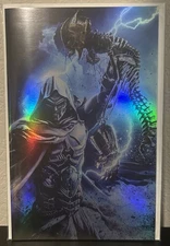 Fame: Robert Downey Jr. Doomed Titan Dr. Doom Vs. Thanos NM Ultraraw SDCC Foil