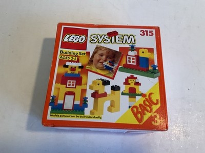 LEGO SYSTEM Basic Building Set 315 1992 59 Pieces Sealed In Original Box