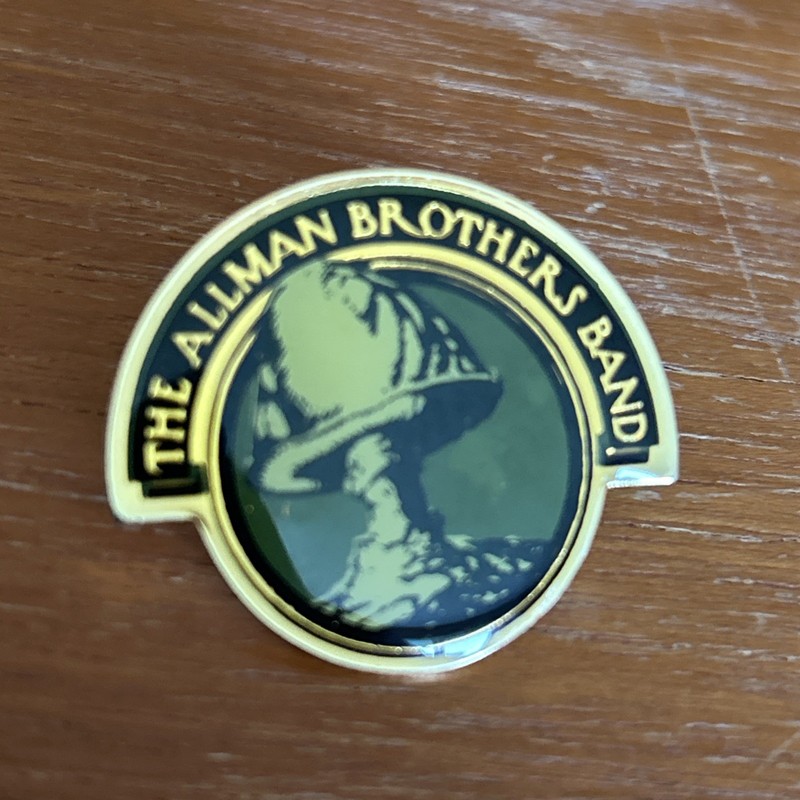 Rare The Allman Brothers vintage pin - 20th anniversary and Dreams box set era! 