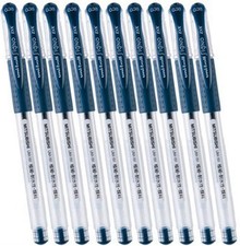 Uni-ball Signo DX UM-151 Gel Ink Pen 10 1 Count Pack of 10 , Blue-Black