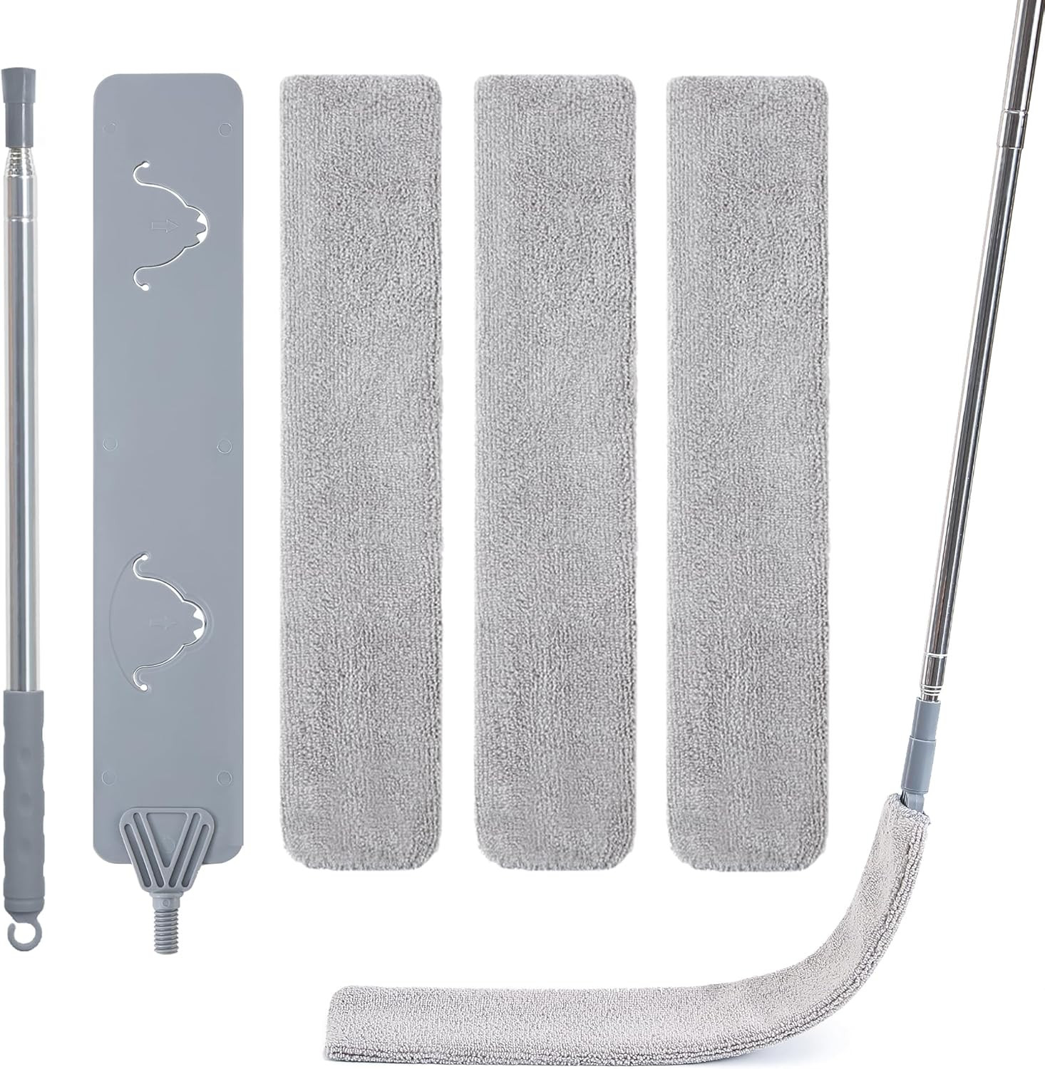 Skinny Duster with Extension Pole for under Furniture, under Appliance Cleaning
