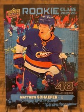 2025-26 Upper Deck Hockey Series 2 #RC-21 Matthew Schaefer Rookie Class Blue