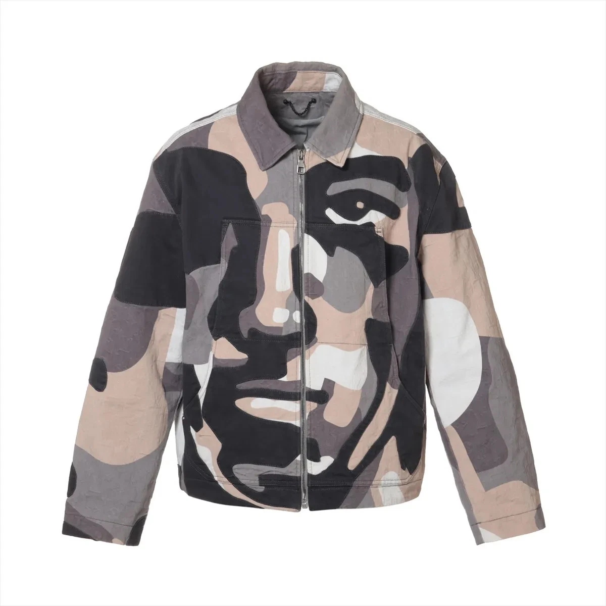 LOUIS VUITTON（LV） Louis Vuitton 23AW Giacca Denim Cotone 52 Uomo Grigio x Beige RM232 made to orde