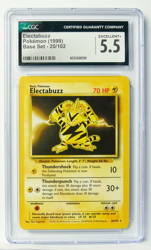Electabuzz graded CGC 5.5 for sale on eBay