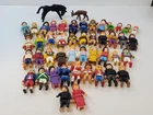 Playmobil Huge LOT Of 47 People Men Woman Kids Figures And Animals Vintage