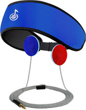 Adjustable Sleep Headphones Stereo with Headband Ear Muffs Ultra Thin Speakers 