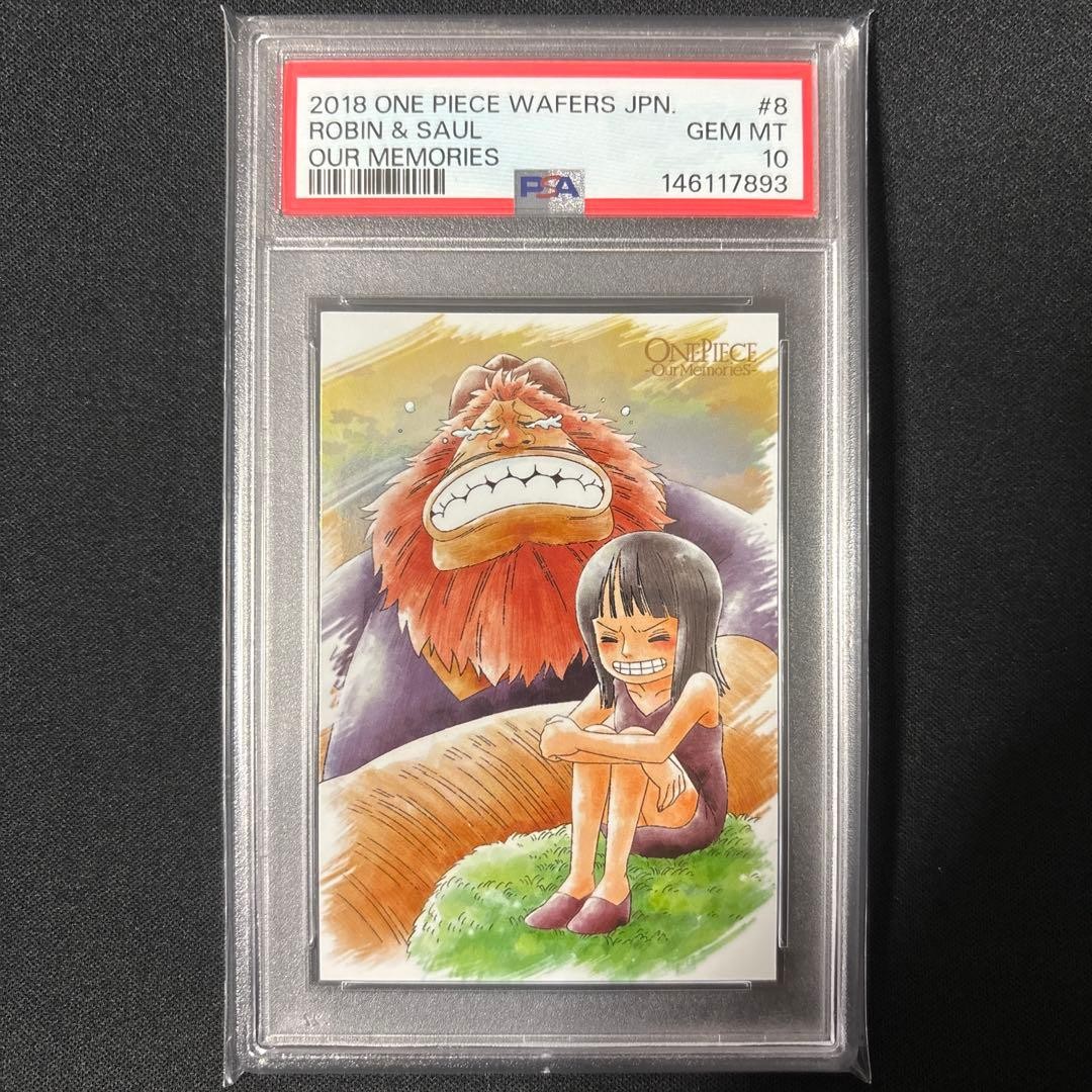 PSA10 One Piece Wafers Card Robin Saulo