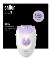 Epilatore Braun Silk-epil 3 Modello 3-000 con Sistema Smartlight