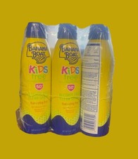 3X Banana Boat Kids Sunscreen Spray, Alcohol Free, Tear Free, Sting Free, Broad