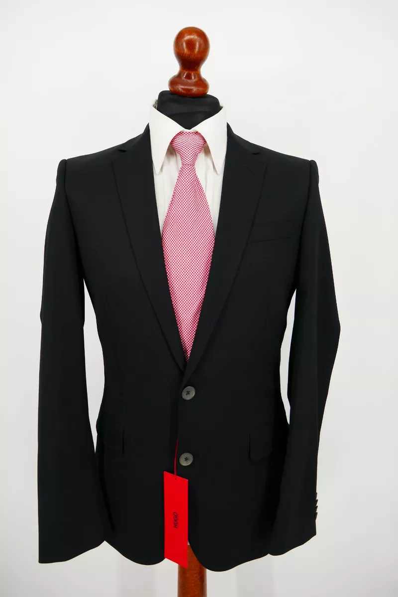 Hugo Boss Anzug Gr.90 100 Schurwolle Red Label NEU mit Etikett eBay