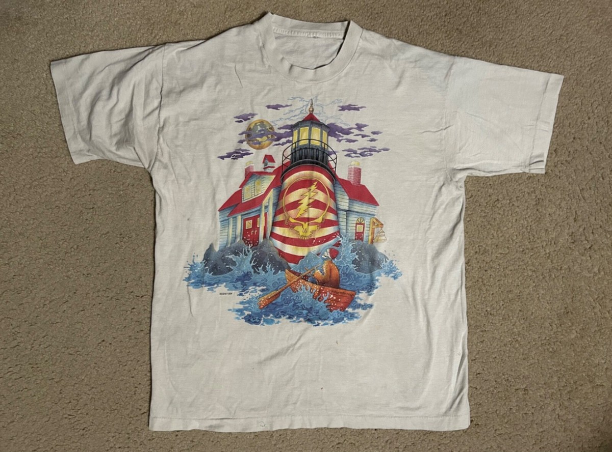 Vintage 90s 1994 Grateful Dead T Shirt Ship Of Fools