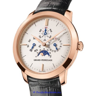 Neu Girard Perregaux Vintage 1966 Ewiger Kalender Mondphase Uhr