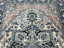 AUTHENTIC_ORIGINAL KARASTAN BLUE HERZ RUG 5.9x9 PATTERN #748