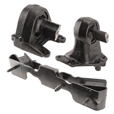 L & R Engine & Trans Mount Set 3PCS 12-17 for Jeep Wrangler, 18 Wrangler JK 3.6L