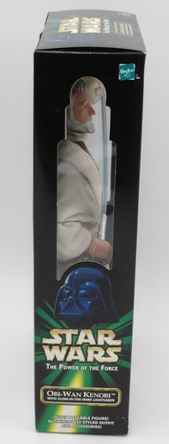 Star Wars Obi-Wan Kenobi w/ Glow Lightsaber 12" Action Figure Hasbro 1998 - Picture 5 of 5