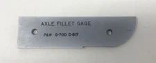 Pratt & Whitney Axle Fillet Gage G700 C-617