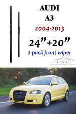 For Adui A3 2004-2013 24"+20" Front Windshield Wiper Blade 2 Pack