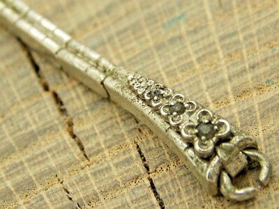 NOS Unused Vintage Watch Band Gold Filled Rhinestones Ring End Expansion Speidel