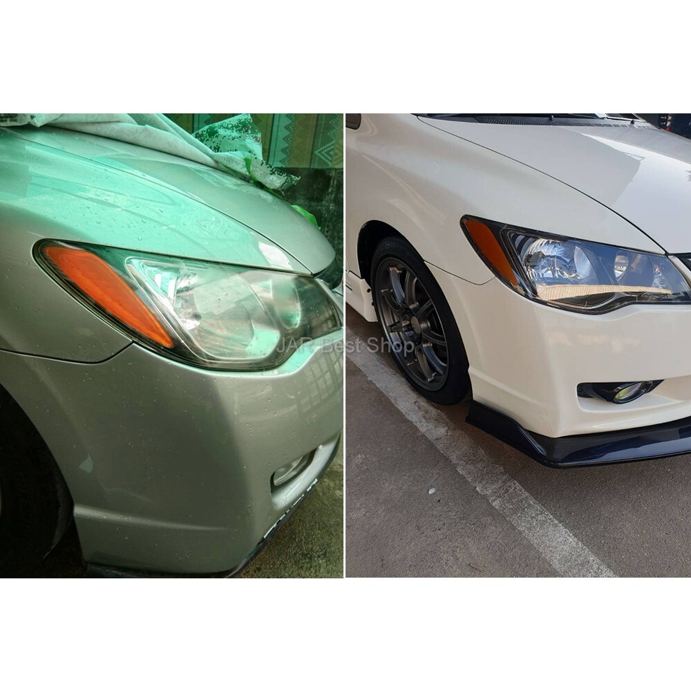 Orange Corner Light Sticker turn signal film For Honda civic FD