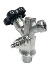 Super High Flow Nitrous Bottle Valve With Ports .346 Orifice Outlet