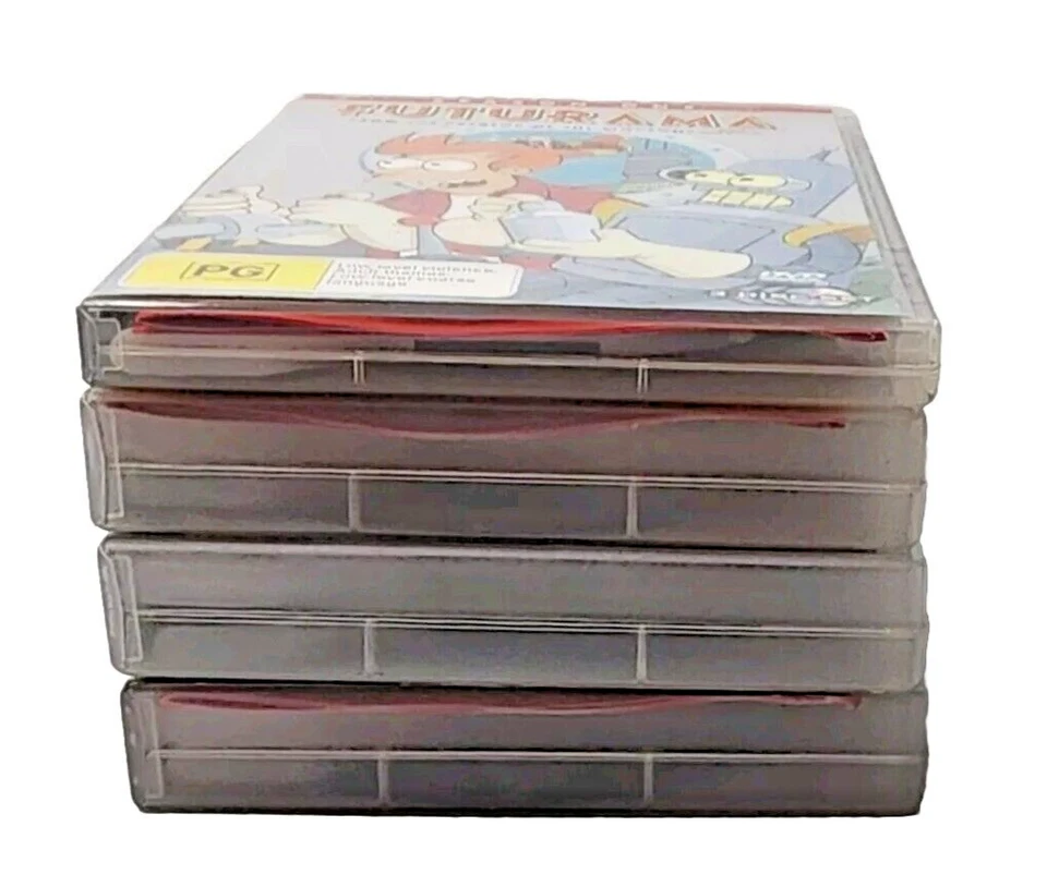 4 x Futurama Seasons 1, 2, 3, 4 Region 4 PAL 15 Discs Matt Groening Bender - Image 2 of 4