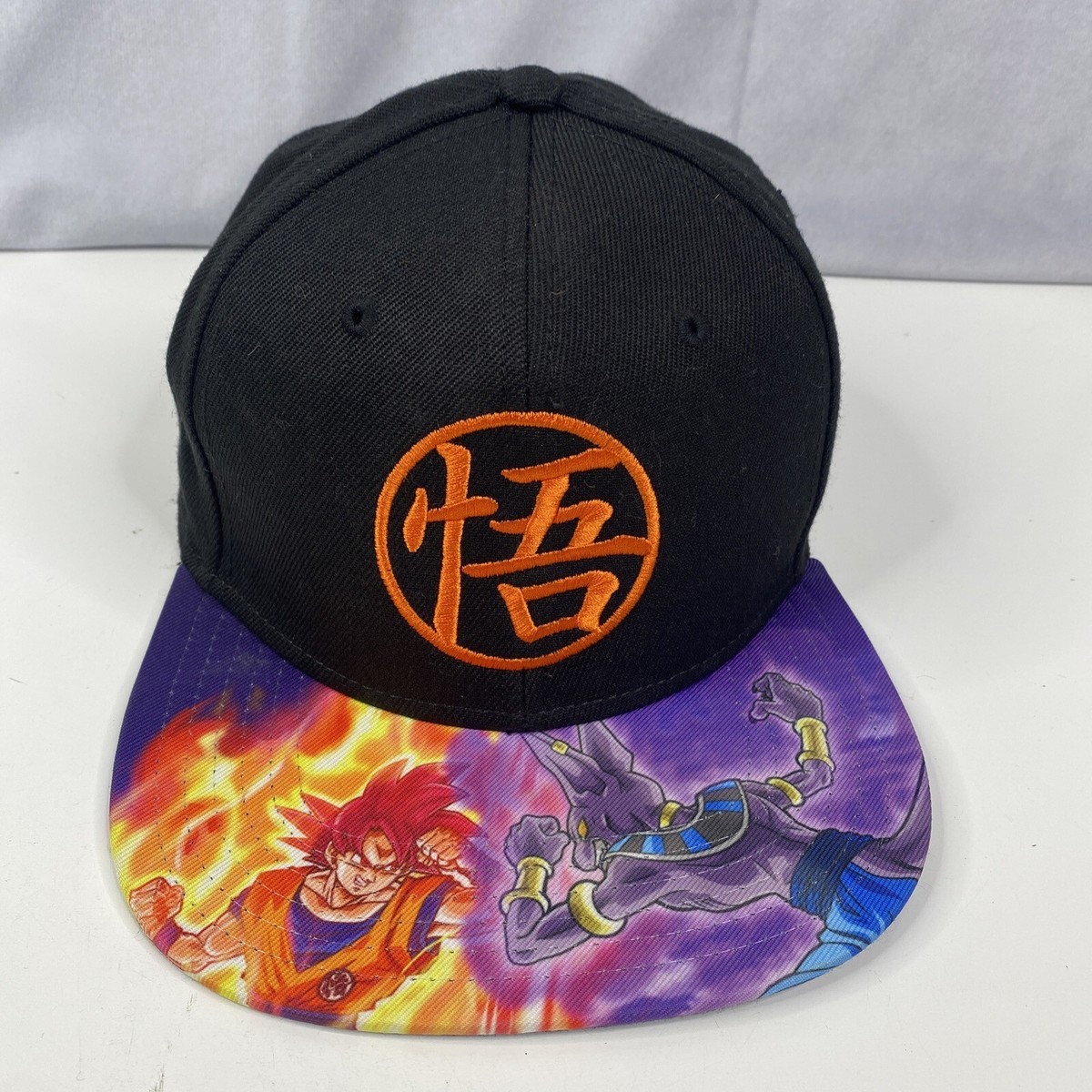 Dragon Ball Z Super Anime Adjustable Snapback Hat Cap Adult CLEAN