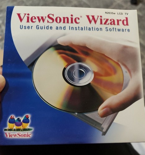N2635w LCD TV ViewSonic Wizard Disc 
