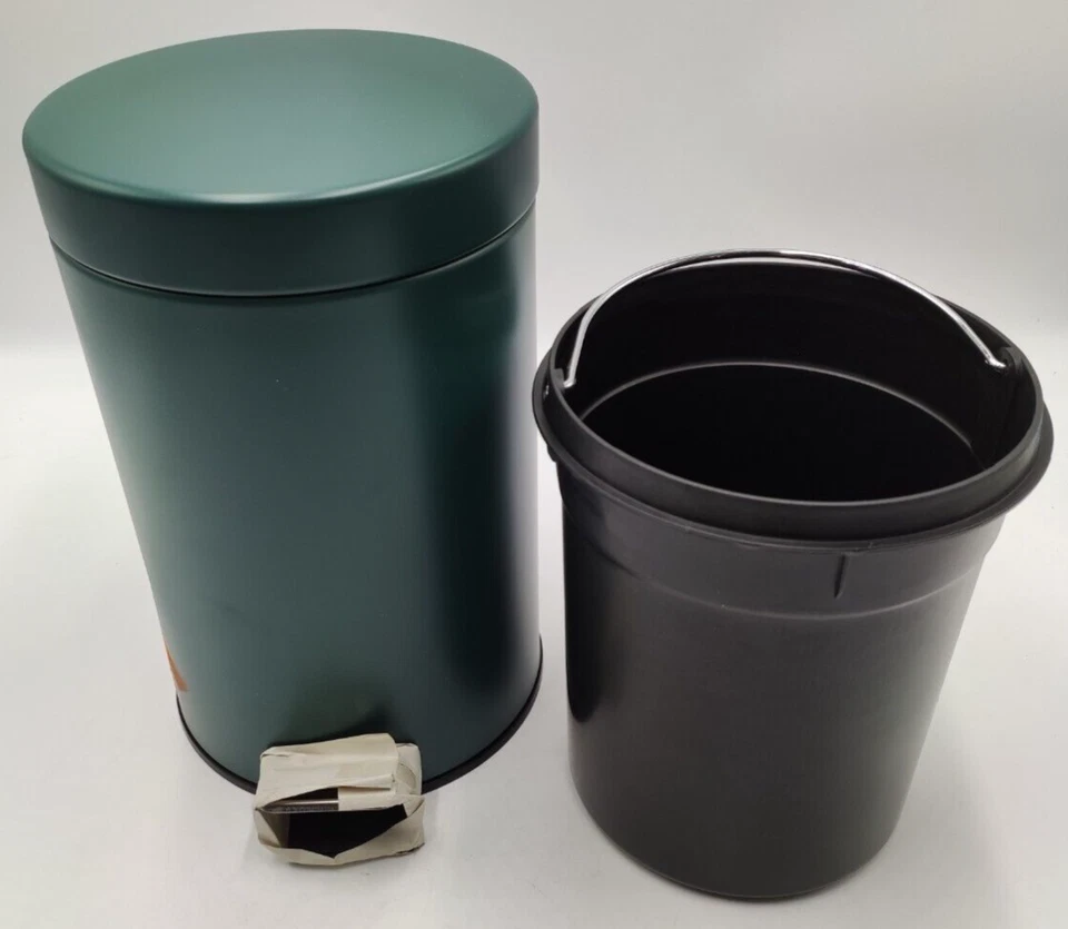 Mit Delle Kela Monaco Kosmetikeimer Inneneimer Tragehenkel 3L Metall alpengrün - Bild 4 von 4