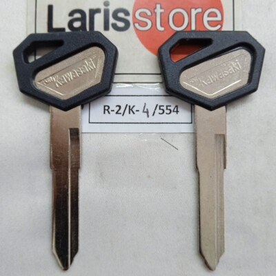 Replacement Key Blank Uncut Fits Kawasaki KLX250 KLX 250 2009-2015 2Pcs NEW