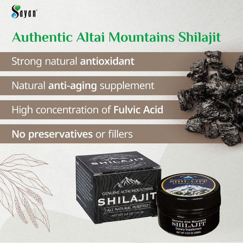 Pure Shilajit Resin 5 Month Supply Golden Grade Altai Mountains Russia - Picture 3 of 10