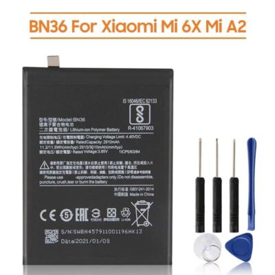 Replacement Battery BN36 For Xiaomi Mi A2 Mi 6X M1804D2SG