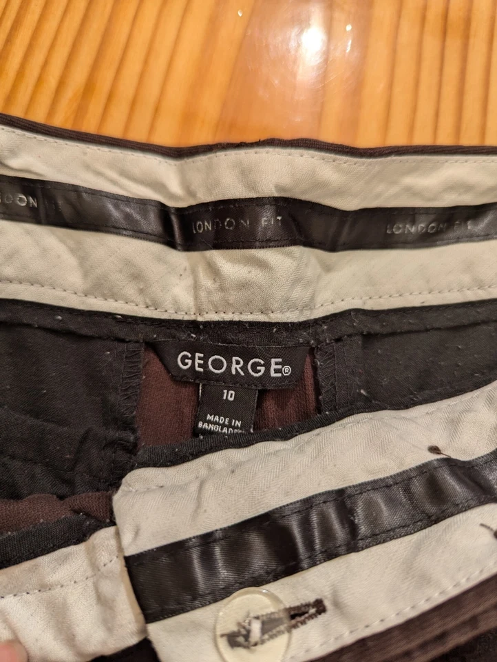 George London подходит коричневый капри брюки размер 10P - Изображение 2 из 4