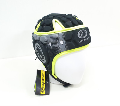 Optimum Jungen Kopfschutz Atomic Schutz, S Boys, schwarz black/yellow/grey *NEU*