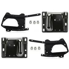 Front Steel Bumper Bracket Mount Kit Painted For Dodge Ram 2500 3500 2010-2018