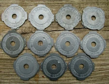 METAL 45 RPM RECORD INSERT ADAPTERS WEBSTER - CHICAGO CORPORATION Lot 11