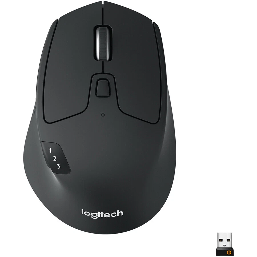 Logitech 910-004790 M720 Triathlon Multi-Device Wireless Mouse, Bluetooth, USB - Image 2 of 2