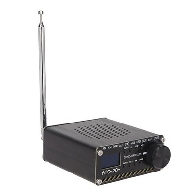 FullBand Funkempfänger AM LW MW SW SSB LSB USB Scanner mit Antenne ATS-20+ Si4735
