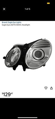 Mercedes W211 07-09  Front Left Headlight E Class W211