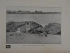 Antique York Beach Maine Children Art Print 1902 Boston & Maine Black and White