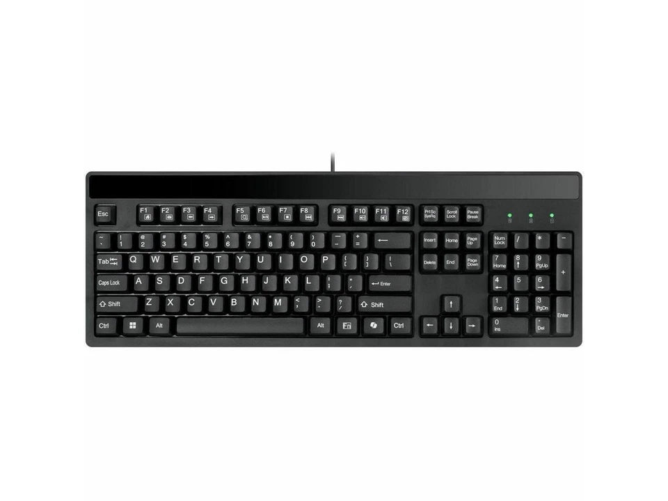 Adesso EasyTouch 130 Full Sized Wired Mechanical Keyboard With CoPilot AI Hotkey - Image 2 of 4