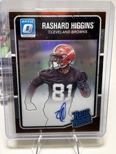 2016 Donruss Optic - Rated Rookie Rashard Higgins #192 Bronze Signatures